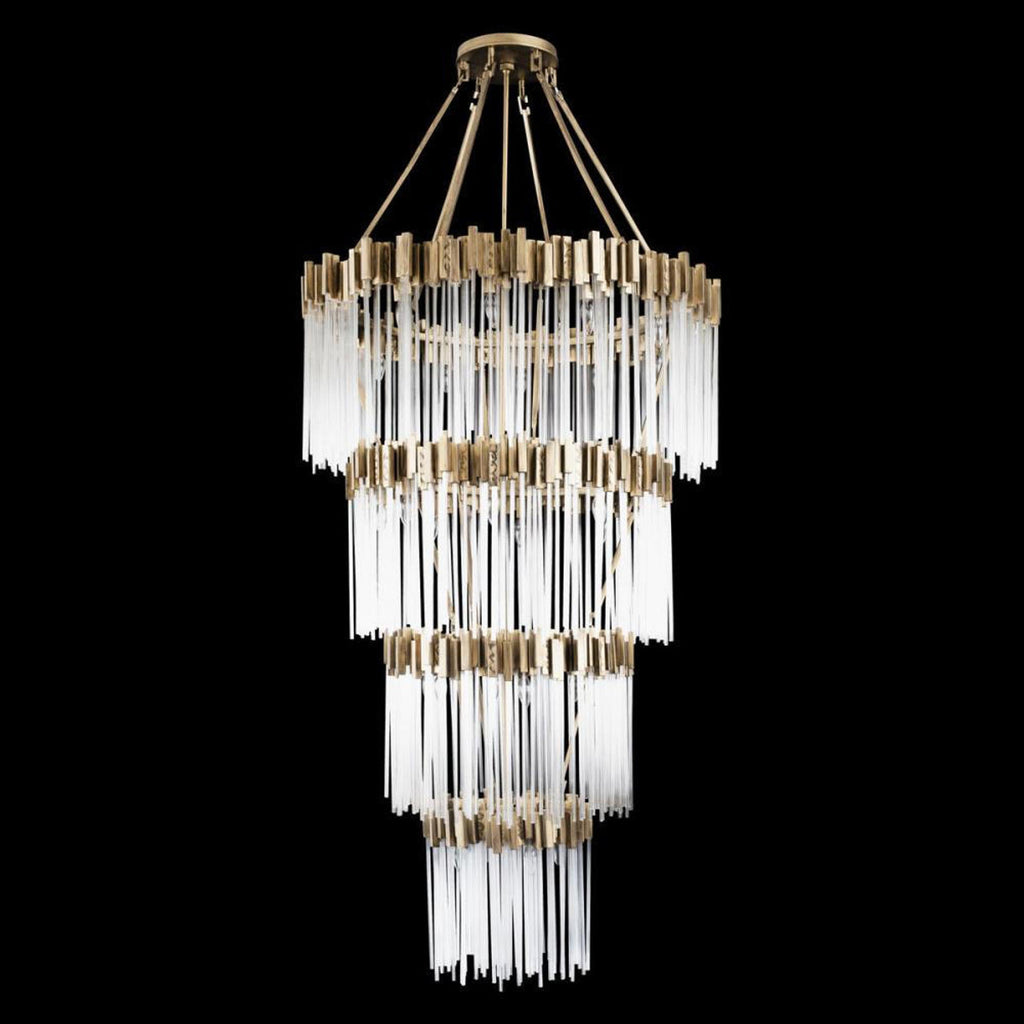 Matrix 30 Light Chandelier - Havana Gold