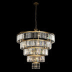 Social Club Five-Tier Chandelier - Gold