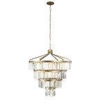 Social Club Four-Tier Chandelier - Gold