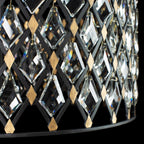 Windsor Crystal Pendant - Carbon/Havana Gold