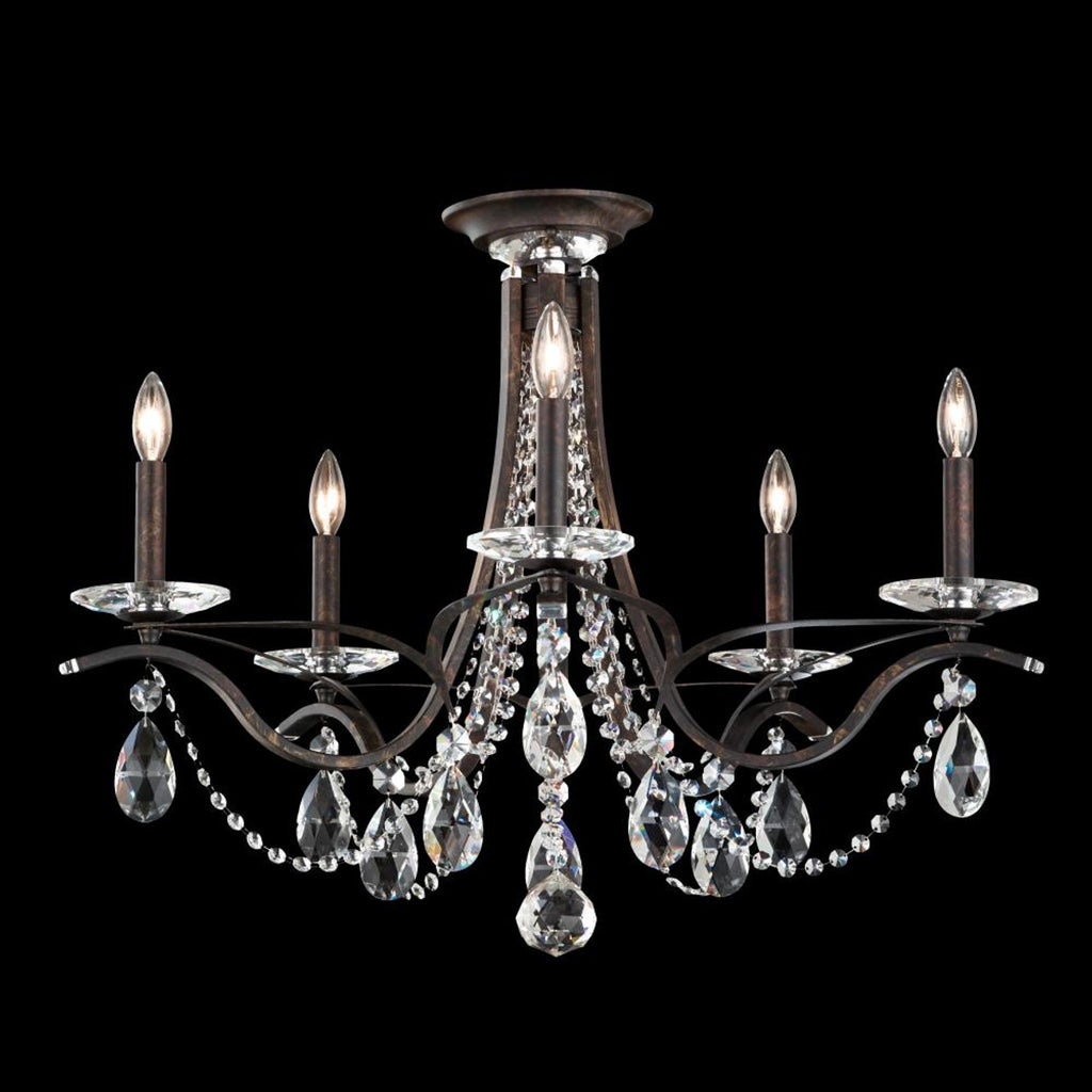 Century Chandelier, 28-Light, Etruscan Gold, Clear Heritage Crystal, 42.5"W (1718-23 1HWRW5)
