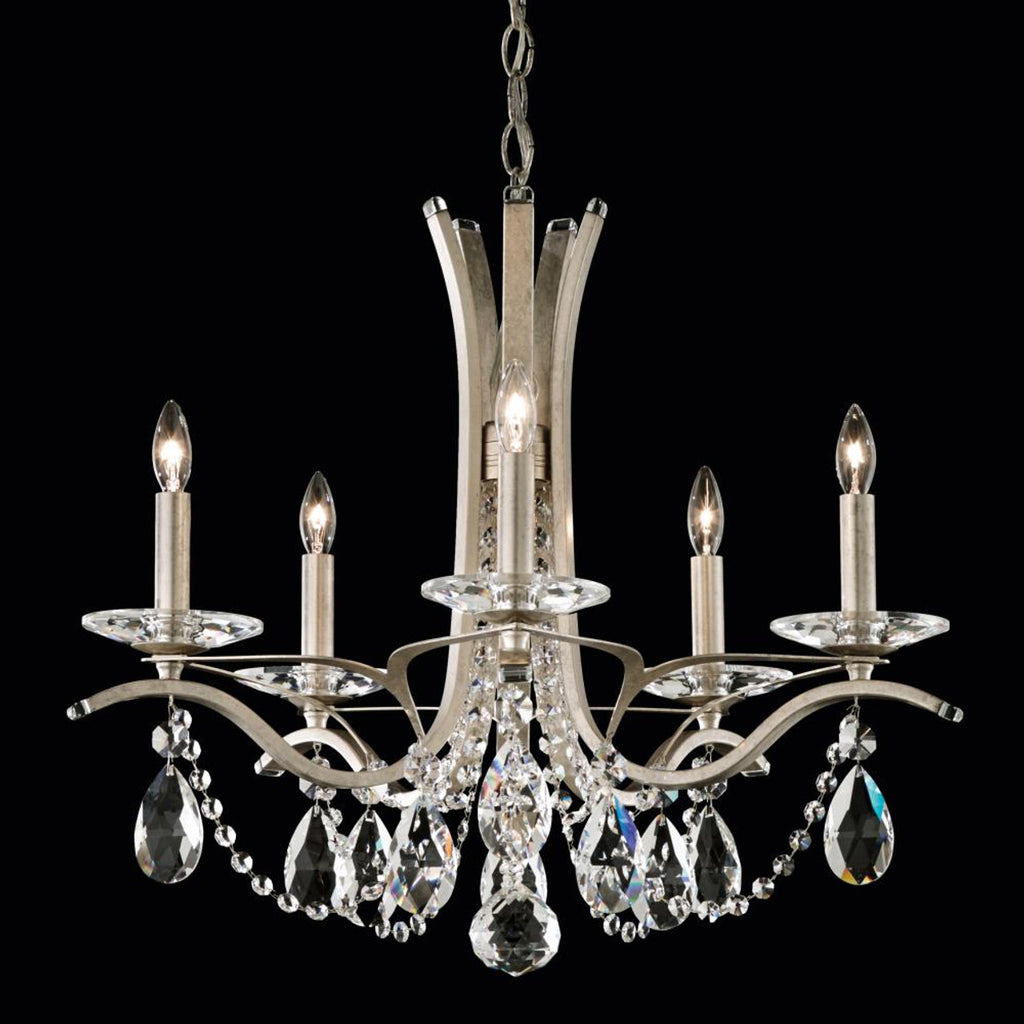 Vesca Chandelier, 9-Light, French Gold, Clear Heritage Crystal, 45"W (VA8339N-26H 1HWRVV)
