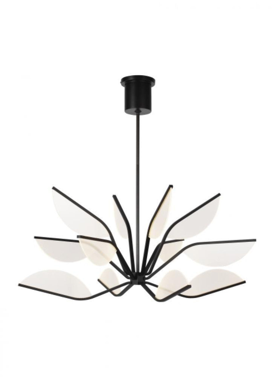 Belterra Chandelier, 1-Light, LED, Matte Black, 48"W (700BLT48B-LED935 70PKE8R)