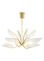 Belterra Chandelier, 1-Light, LED, Natural Brass, 38"W (700BLT38NB-LED930 70PDHU9)