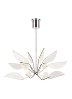 Collier Chandelier, 1-Light, LED, Polished Nickel, 89.7"H (700CLR84N-LED927R-277 70PGDHQ)