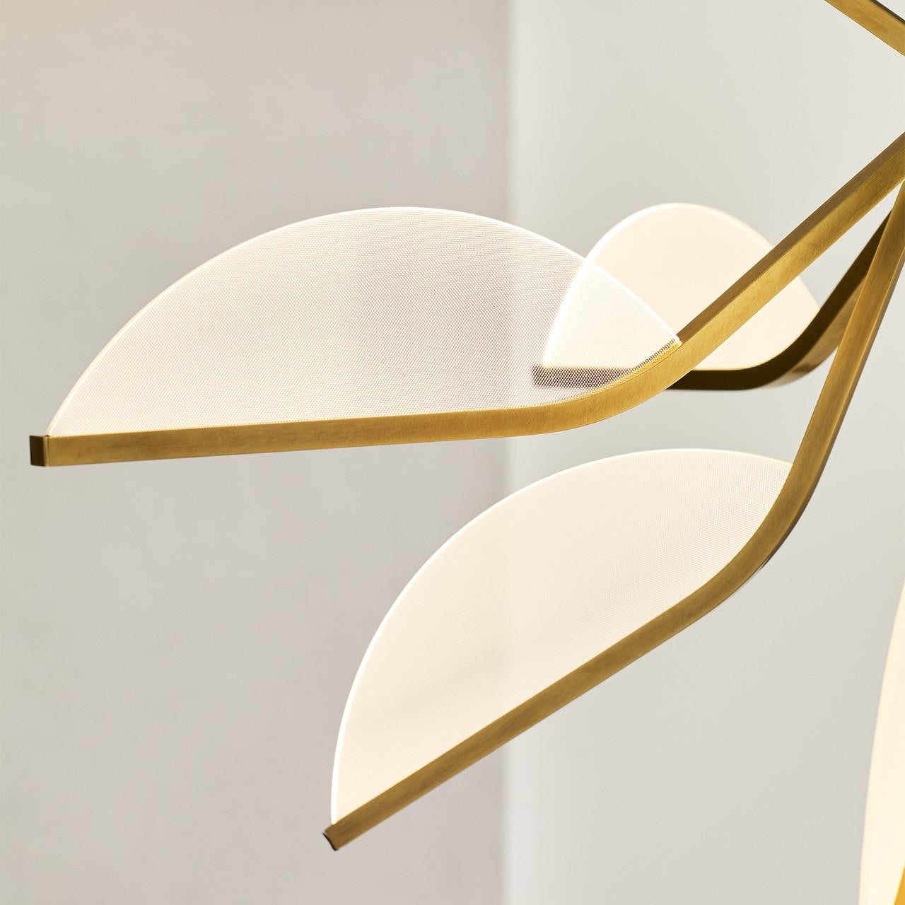 Belterra Globe Chandelier, 1-Light, LED, Natural Brass, 38"W (700BLT38GNB-LED930 70PDAX0)