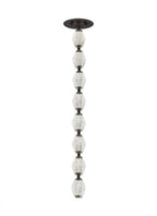 Forge X-Large Tall Pendant, 1-Light, LED, Natural Brass, 31.9"H (SLPD12927WNB 70PKG63)