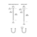 Forge X-Large Tall Pendant, 1-Light, LED, Natural Brass, 31.9"H (SLPD12927WNB 70PKG63)