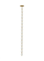 Collier Pendant, LED, Natural Brass, 51.6"H (700CLR48NB-LED930S 70PGJGJ)