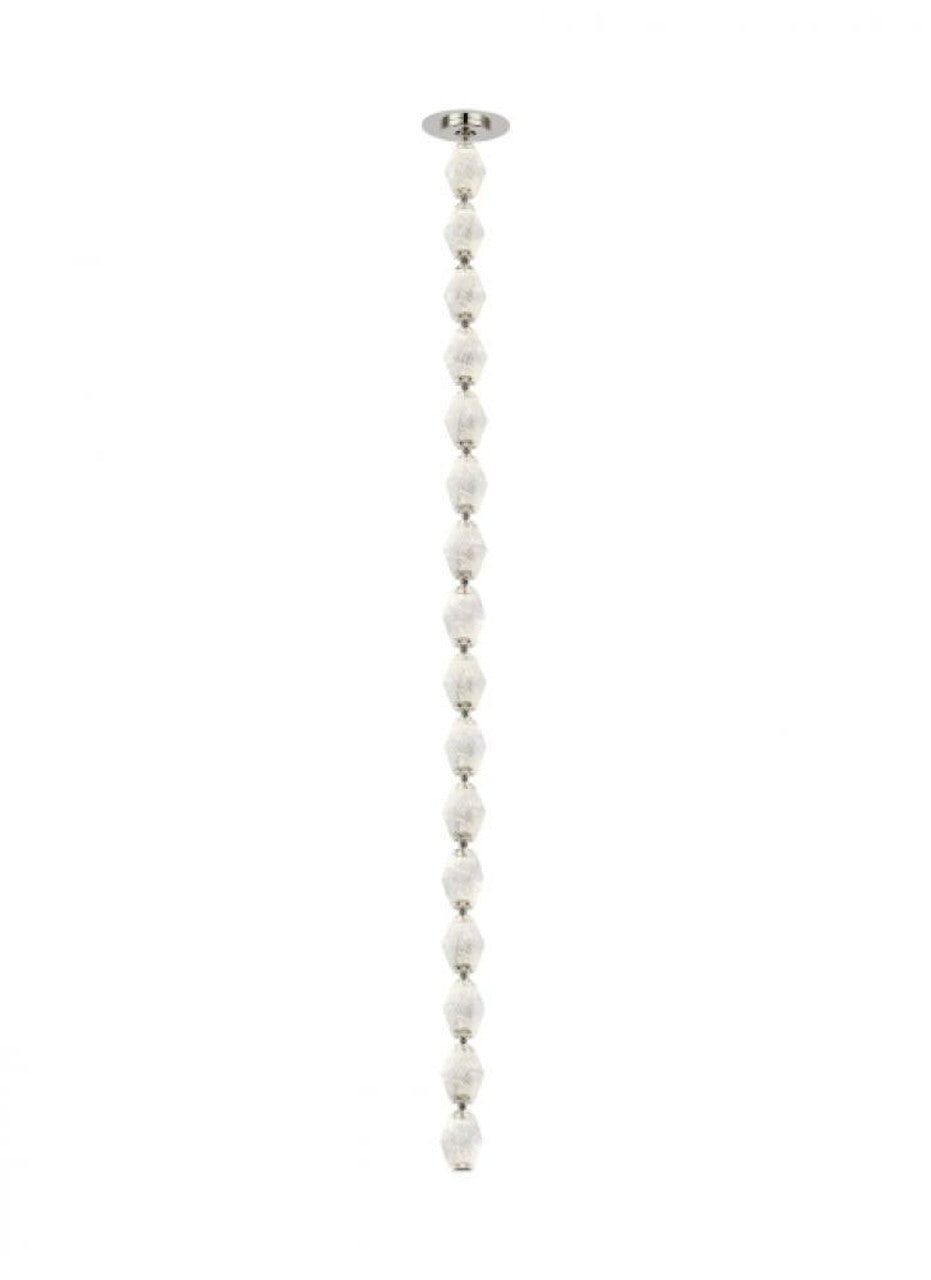 Collier Pendant, LED, Polished Nickel, 26.2"H (700CLR24N-LED930S 70PGJG8)