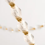 Collier Chandelier, 1-Light, LED, Natural Brass, 140.5"H (700CLR132NB-LED927R-277 70PGCM4)