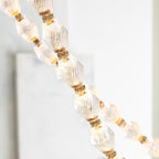 Collier Chandelier, LED, Natural Brass, 115.1"H (700CLR108NB-LED927R 70PGCLX)