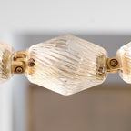 Collier Chandelier, LED, Natural Brass, 115.1"H (700CLR108NB-LED927R 70PGCLX)