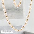 Collier Chandelier, LED, Natural Brass, 118.5"H (700CLR108NB-LED927S 70PGCLZ)