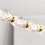 Collier Chandelier, LED, Natural Brass, 143.9"H (700CLR132NB-LED930S 70PGJDZ)