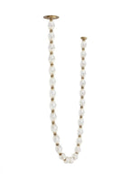 Collier Chandelier, LED, Natural Brass, 89.7"H (700CLR84NB-LED927R 70PGCMG)