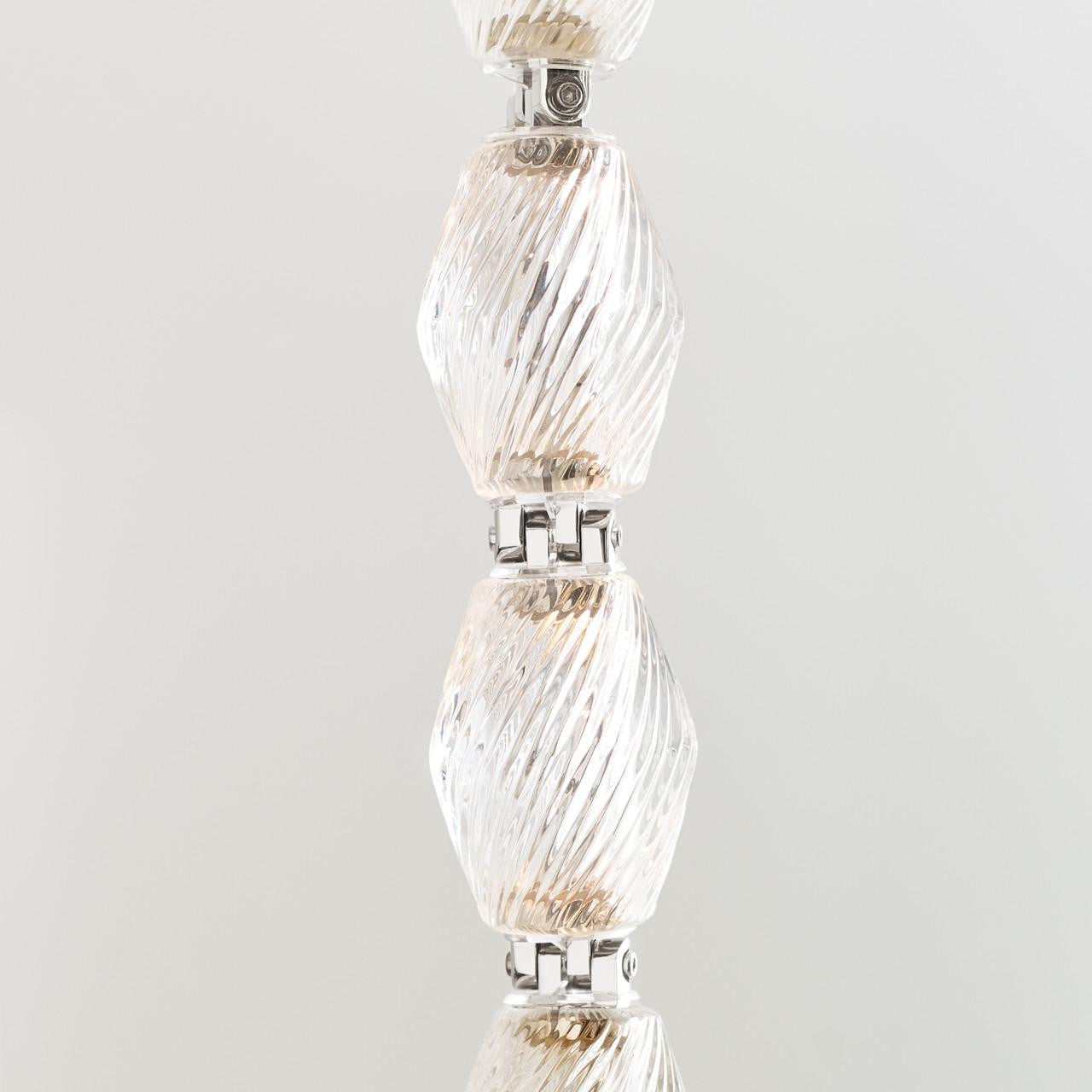 Collier Chandelier, LED, Polished Nickel, 89.7"H (700CLR84N-LED927R 70PGCMK)