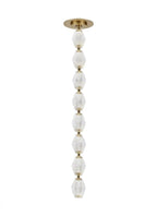 Chrysalis Pendant, 10-Light, White, White Polished Crystal, 44.5"W (131145-SKT-STND-02-WP0756 5YTQ5E)