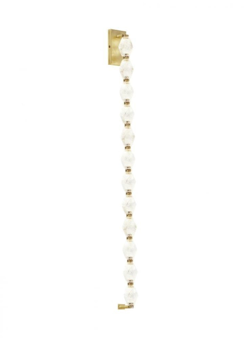 Collier Wall Sconce, LED, Natural Brass, 40.3"H (700WSCLR40NB-LED927 70PKE6H)