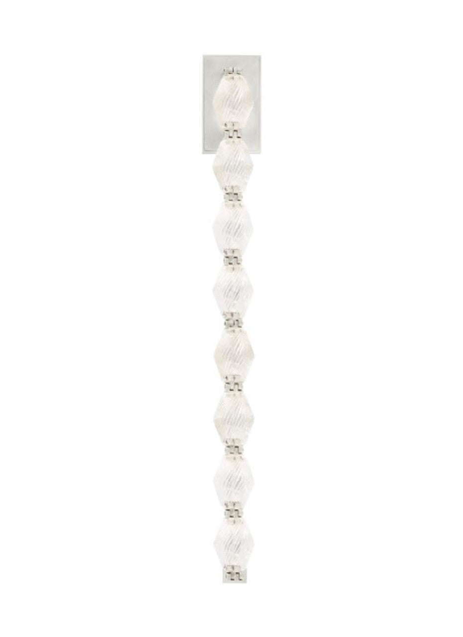 Collier Wall Sconce, LED, Polished Nickel, 27.6"H (700WSCLR28N-LED927 70PKDAA)