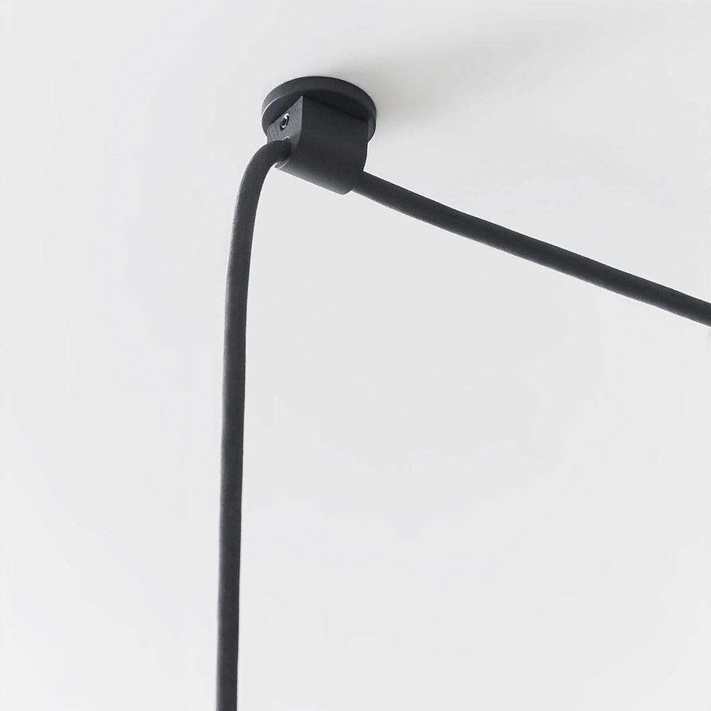 Eaves Ceiling Chandelier, 27-Light, LED, Nightshade Black, 50"L (700TRSPEVS27TB-LED930120 70PGDJG)