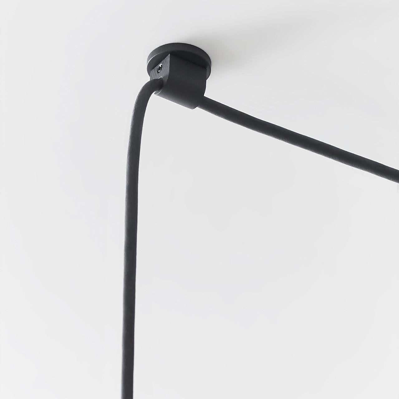 Eaves Ceiling Chandelier, 27-Light, LED, Nightshade Black, 50"L (700TRSPEVS27TB-LED930120 70PGDJG)