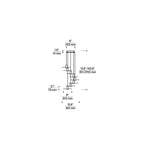 Eaves Ceiling Chandelier, 8-Light, LED, Nightshade Black, 15.8"L (700TRSPEVS8RB-LED930 70PGDJQ)