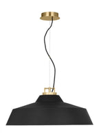 The Shanti Ceiling Pendant, 1-Light, LED, Polished Nickel, 26"W (SLPD13527N 70PKJ56)