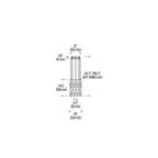 Guyed Light Chandelier, 8-Light, LED, Natural Brass, 14.1"H (700TRSPGYD8RNB-LED930 70PGDKW)