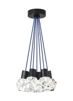 Kira Chandelier, 7-Light, LED, Black, 15"W (700TDKIRAP7UB-LED922 70PKD84)