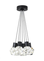 Kira Chandelier, 7-Light, LED, Black, 15"W (700TDKIRAP7YB-LED930 70PKD8Q)