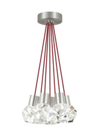 Kira Chandelier, 7-Light, LED, Satin Nickel, 15"W (700TDKIRAP7RS-LED930 70PKD82)