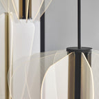 Nyra Chandelier, 1-Light, LED, Nightshade Black, 27.4"W (700NYR28B-LED935 70PKF68)