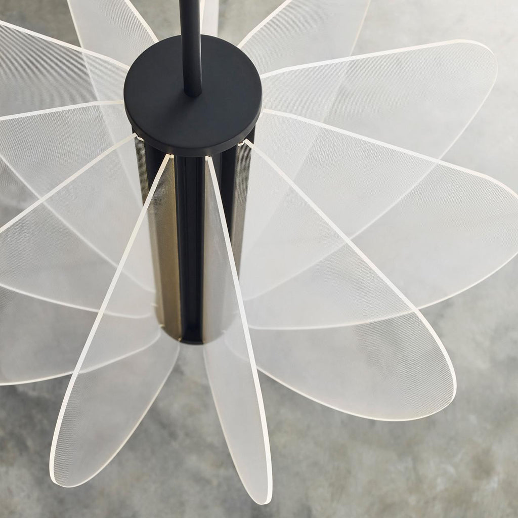 Nyra Chandelier, 1-Light, LED, Nightshade Black, 27.4"W (700NYR28B-LED935 70PKF68)