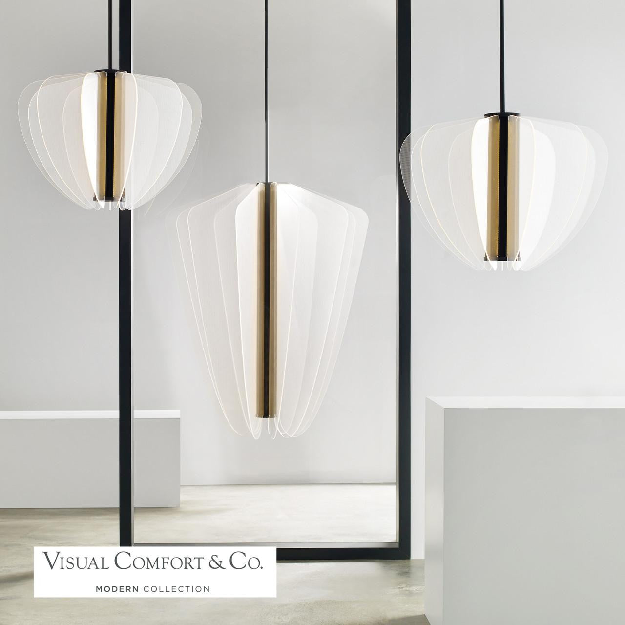 Nyra Chandelier, 1-Light, LED, Nightshade Black, 42.2"W (700NYR42B-LED935 70PKF6A)