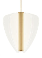 Belterra Chandelier, 16-Light, LED, Natural Brass, 46.3"W (700BLT43NB-LED930 70PDAX3)