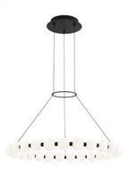 Orbet Chandelier, Integrated LED, Brass, 30"W (700OBT30NB-LED927 70PDJRA)