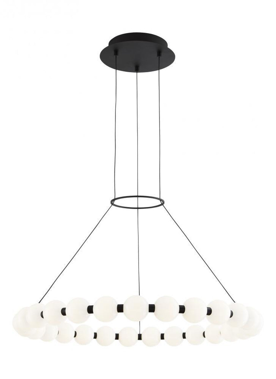 Orbet Chandelier, Integrated LED, Brass, 30"W (700OBT30NB-LED927 70PDJRA)