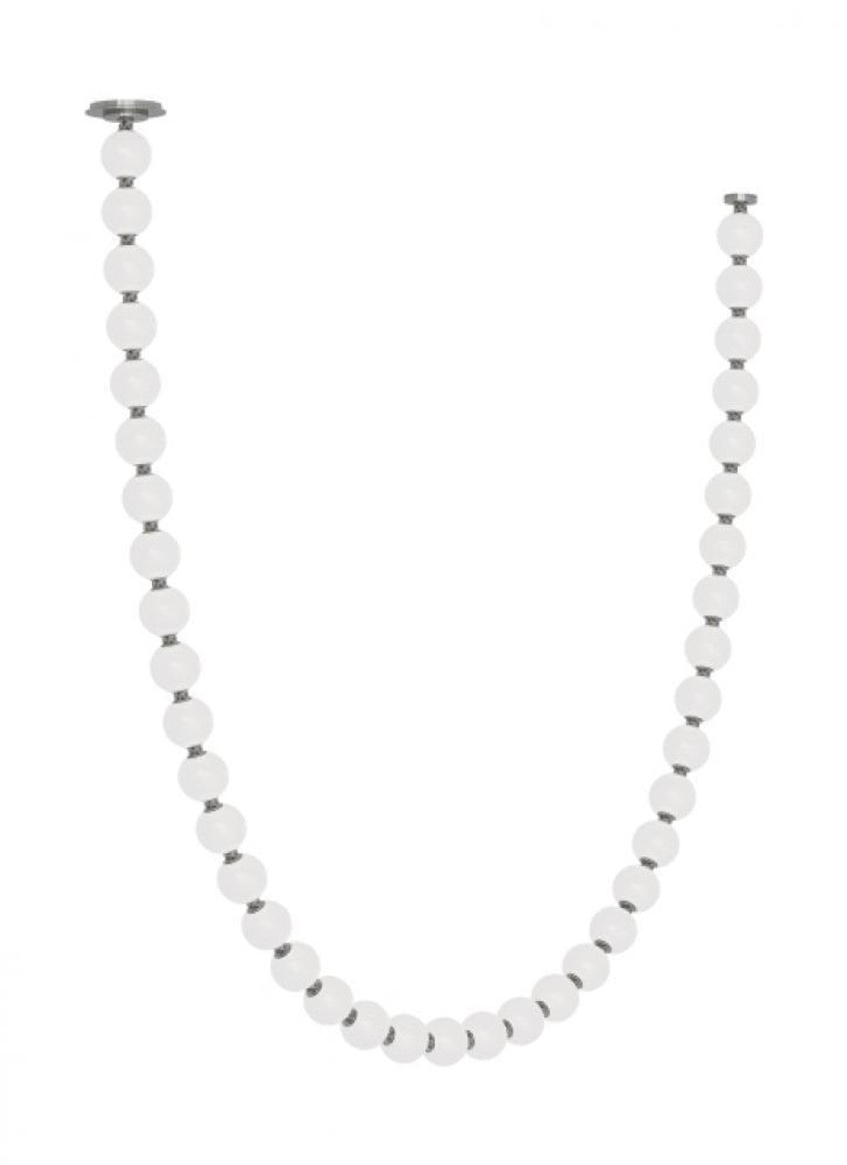 Perle Chandelier, LED, Polished Nickel, 118.5"H (SLCH22330NS 70PKH5D)