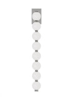 Perle Sconce, 1-Light, LED, Polished Nickel, 27.6"H (SLWS22830N 70PKH6Q)