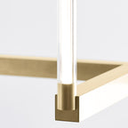 Phobos Large Chandelier, 4-Light, LED, Natural Brass, 36"W (700PHB36NB-LED927 70PGDKY)