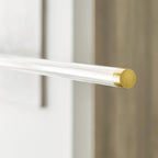 Phobos Large Linear Chandelier, 1-Light, LED, Natural Brass, 66"L (700LSPHB68NB-LED927 70PGEJ7)