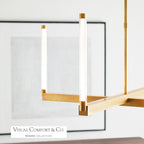 Phobos Medium Chandelier, 4-Light, LED, Natural Brass, 24"W (700PHB24NB-LED927 70PGAN3)