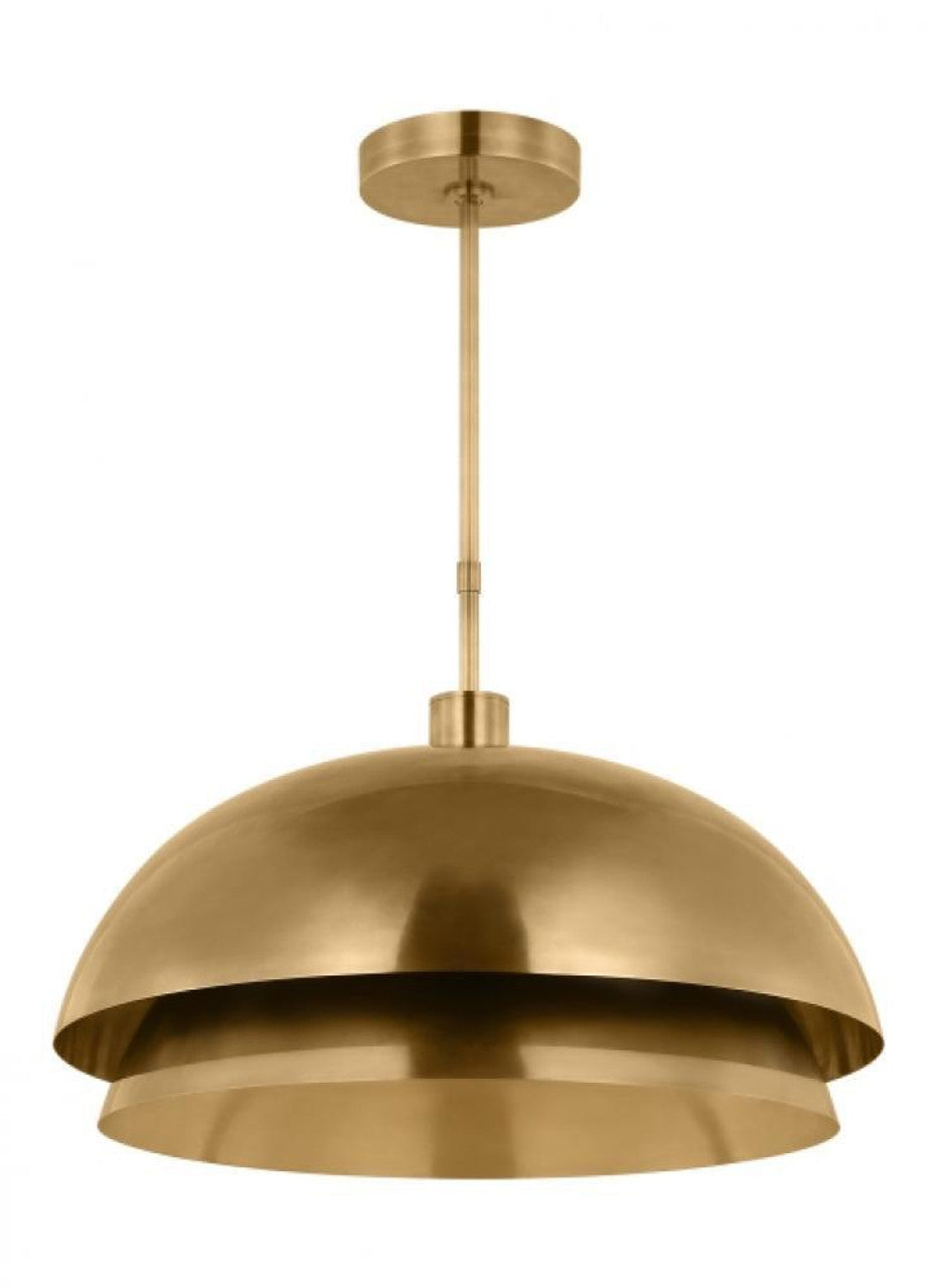 The Shanti Ceiling Pendant, LED, Dark Bronze, 26"W (SLPD13327BZ 70PKJ52)