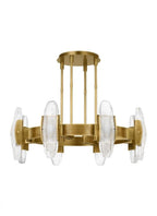 Wythe Large Chandelier, 8-Light, LED, Plated Brass, 39.3"W (700WYT8BR-LED927 70PGEH1)