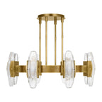 Wythe Large Chandelier, 8-Light, LED, Plated Brass, 39.3"W (700WYT8BR-LED927 70PGEH1)