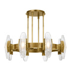 Wythe Large Chandelier, 8-Light, LED, Plated Brass, 39.3"W (700WYT8BR-LED927 70PGEH1)
