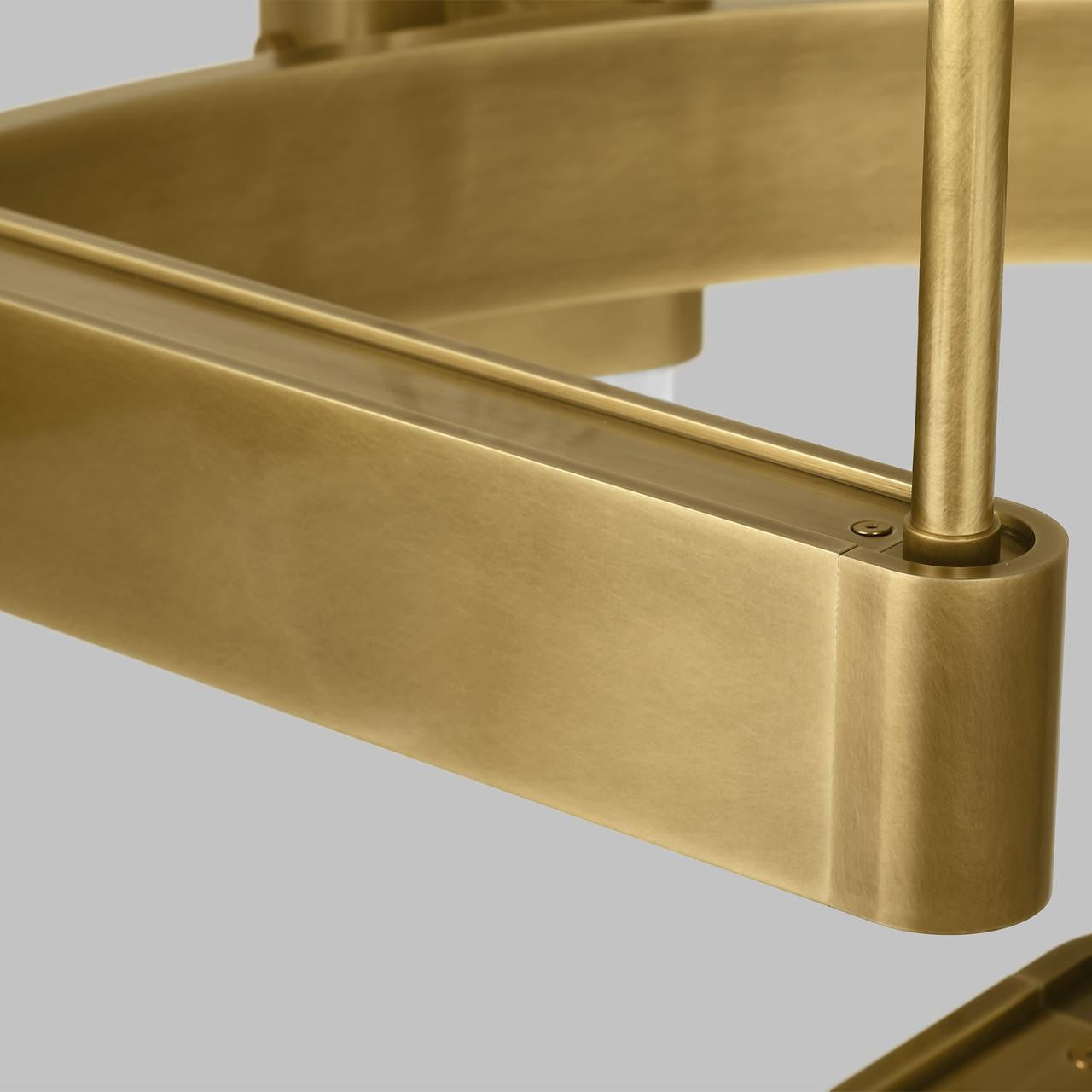 Wythe Large Chandelier, 8-Light, LED, Plated Brass, 39.3"W (700WYT8BR-LED927 70PGEH1)