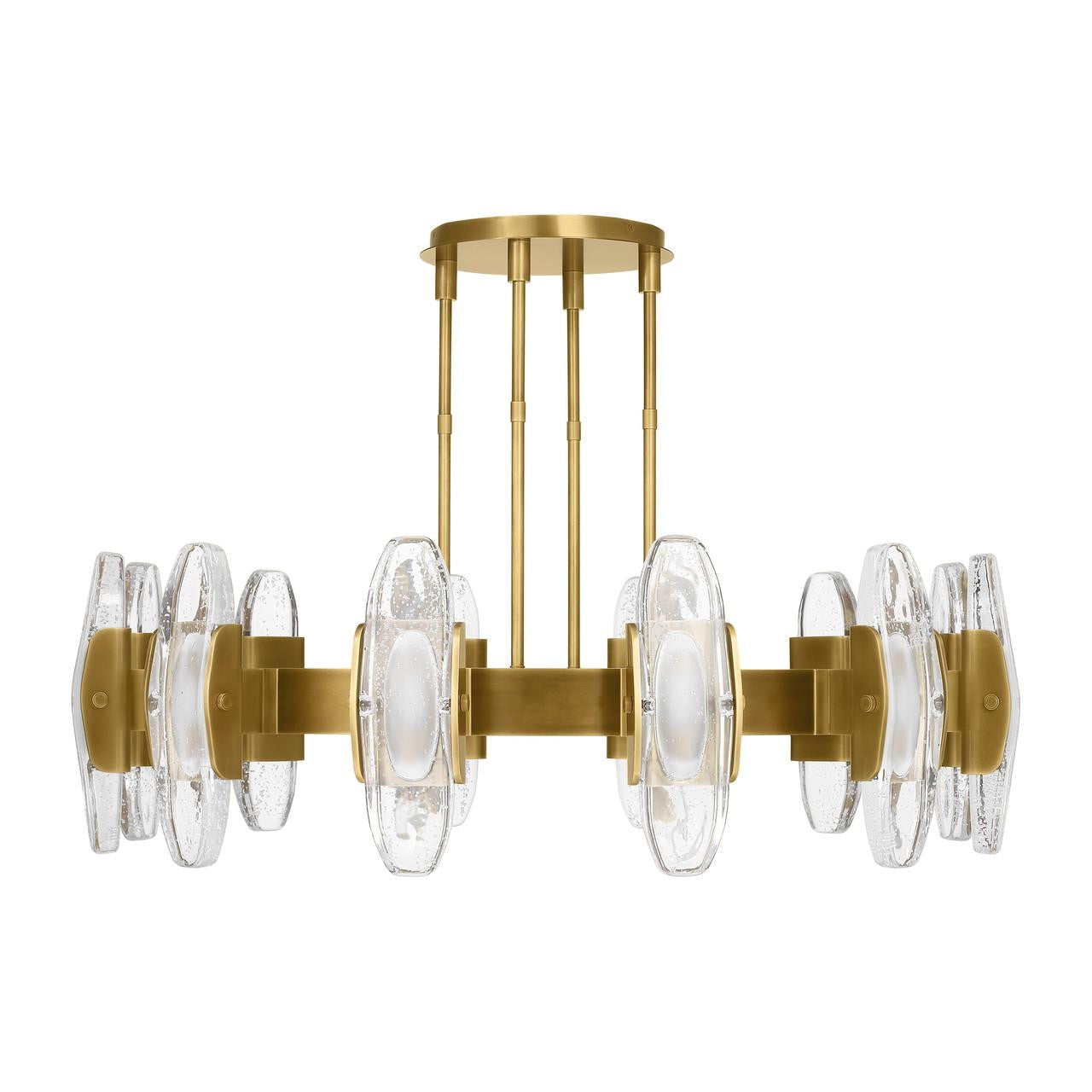 Wythe X-Large Chandelier, 12-Light, LED, Plated Brass, 47.2"W (700WYT12BR-LED927 70PGEH7)
