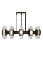 Phobos Large Linear Chandelier, 1-Light, LED, Dark Bronze, 66"L (700LSPHB68BZ-LED927 70PGJFR)